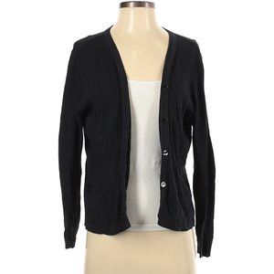 Dana Buchman Black Silk Cardigan